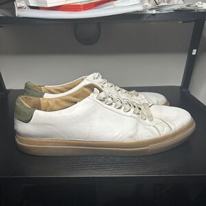 Thursday Everyday Sneakers Mens Size 16 White Leather Low Top Shoes